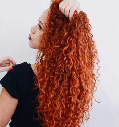 natural red orange hair